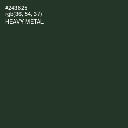 #243625 - Heavy Metal Color Image